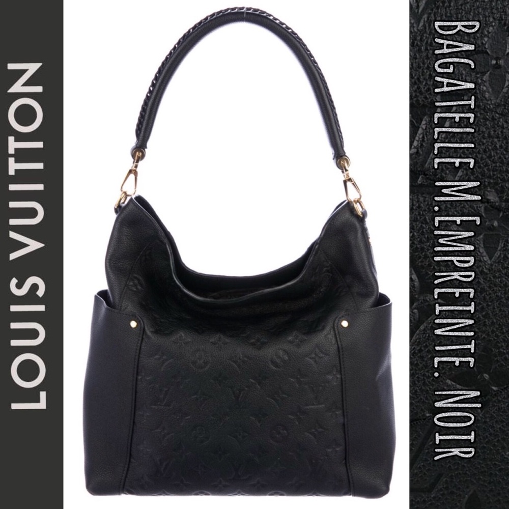 FIRM! Louis Vuitton Bagatelle M. Empreinte Noir